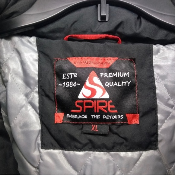 NWT Spire by Galaxy Mens “Peak” Waterproof Puffer Coat Jacket - Picture 4 of 8